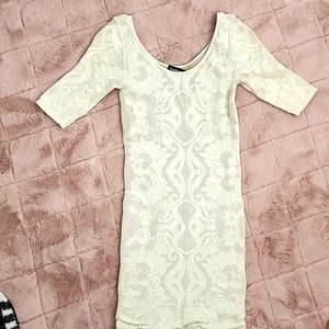 Off White Mini Dress